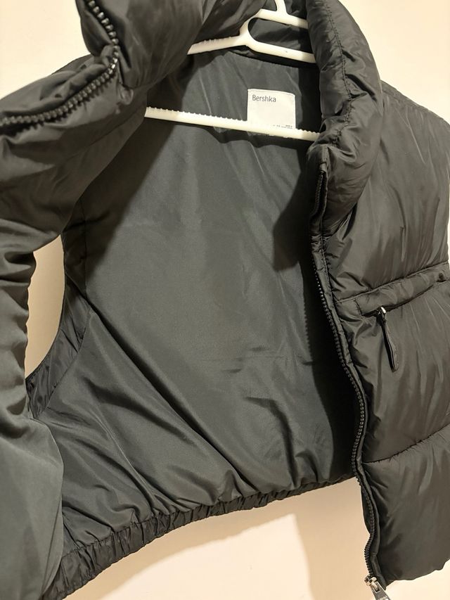 Chaleco acolchado gris