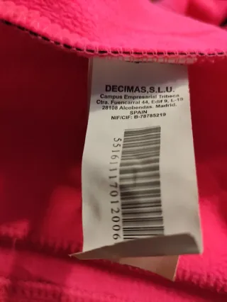 Cortavientos Tenth Mujer Negro y Fucsia