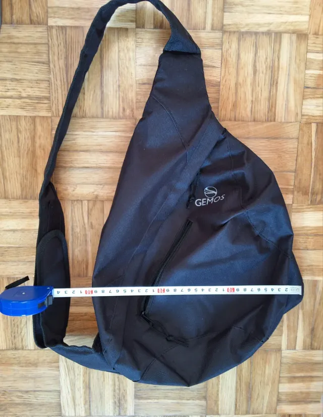 Zaino monospalla Gemos nero
