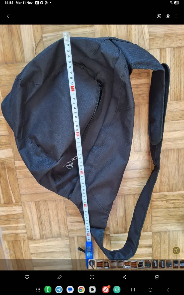 Zaino monospalla Gemos nero