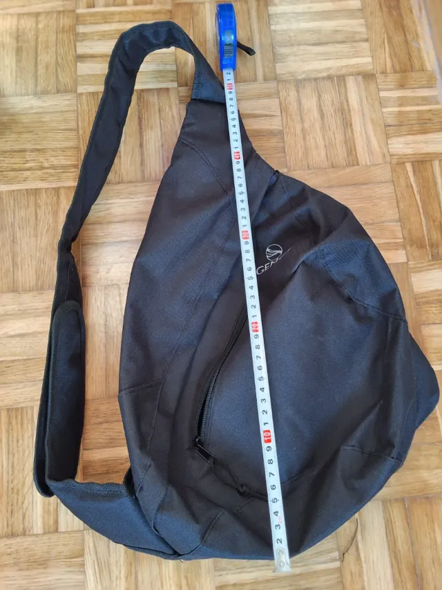 Zaino monospalla Gemos nero