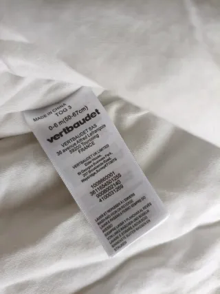 Saco dormir bebé 0-6 meses TOG 3