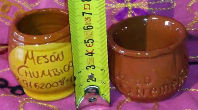 BOTELLA DEPORTIVA/BOMBACAO:1X2,5€/VASOS BARRO:1X1€