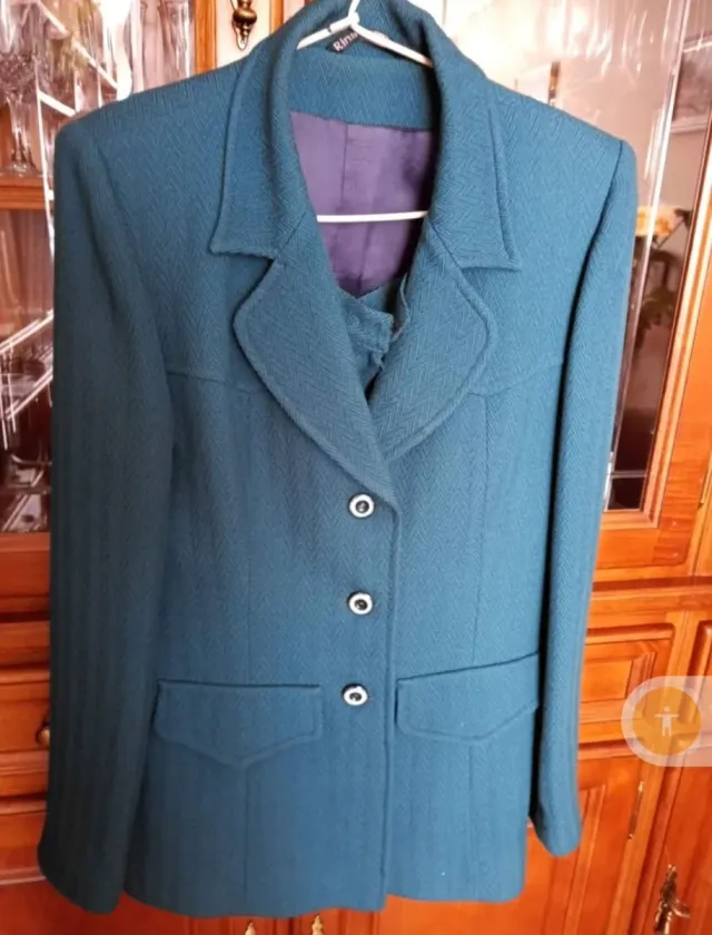 Traje de chaqueta mujer azul