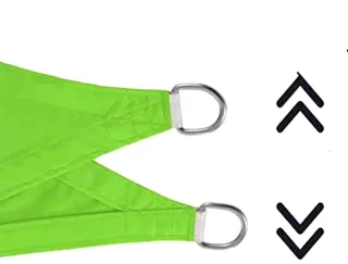 Toldo Vela Sombra Beige Poliéster,3x1.80, portátil