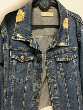 Chaqueta vaquera Mango desgastada Talla M