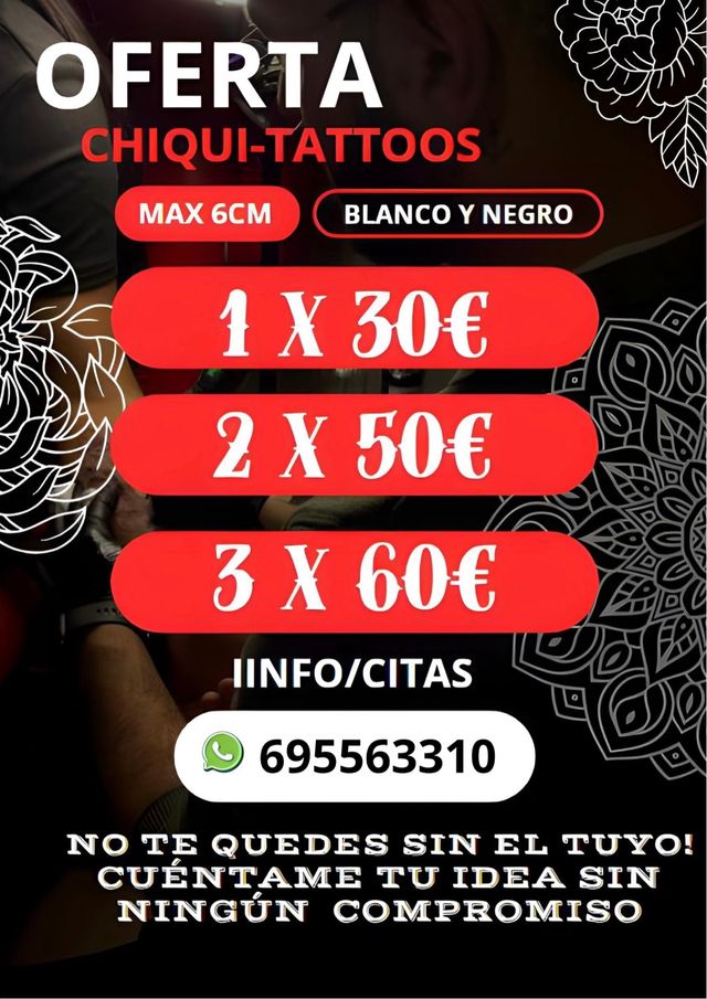 Tatuajes desde solo 30€