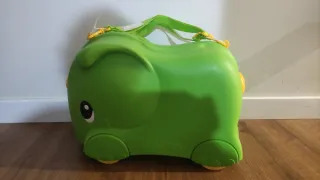 Maletas infantil elefante Molto rosa y verde