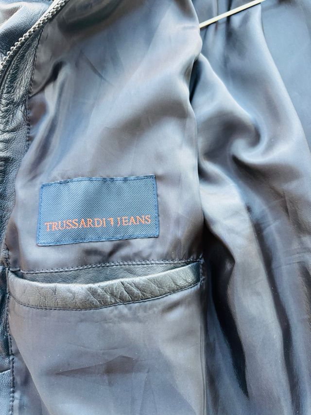 Chaqueta Piel Cordero Negra Suave Ligera