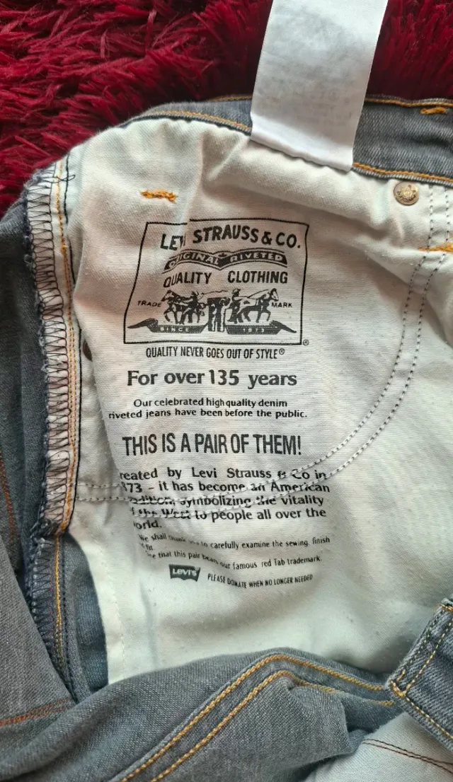 Pantalones Levi's Mujer Tiro Bajo Vintage