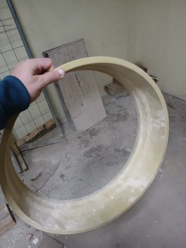 Cernidor de arena circular