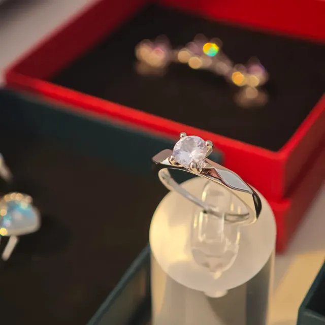 Anillo Plata con Circonio