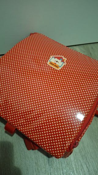 Trona portátil Tuc Tuc roja bebé