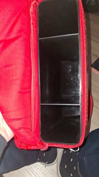 Trona portátil Tuc Tuc roja bebé