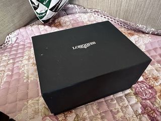 Caja de reloj Longines negra