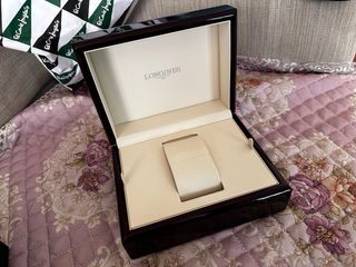 Caja de reloj Longines negra
