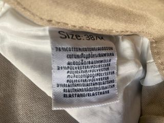 Pantalón cargo beige elástico