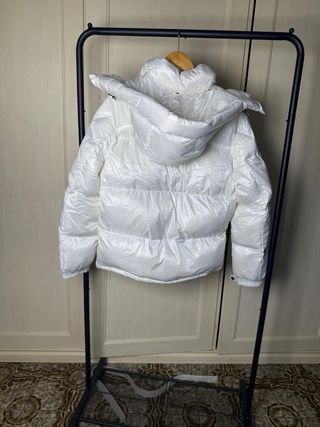 Piumino Moncler Bianco Lucido taglia M