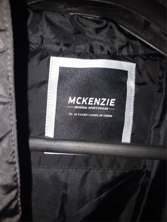 Chaquetón Mckenzie Talla S Negro