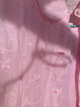 Vestido niña talla 7 dos piezas bordado