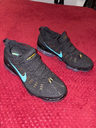 Nike Vapormax Flyknit Negro Turquesa