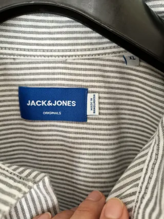 Camisa Oxford Jack & Jones de Rayas