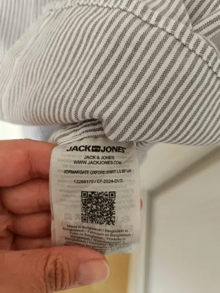 Camisa Oxford Jack & Jones de Rayas