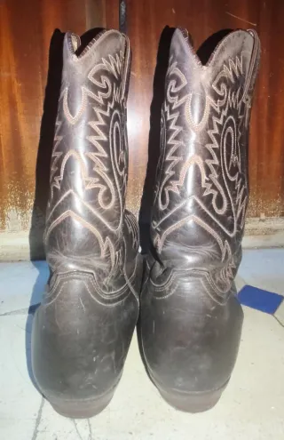 Botas de cuero estilo cowboy handmade
