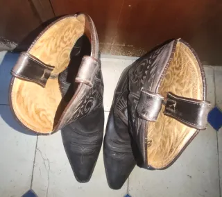 Botas de cuero estilo cowboy handmade