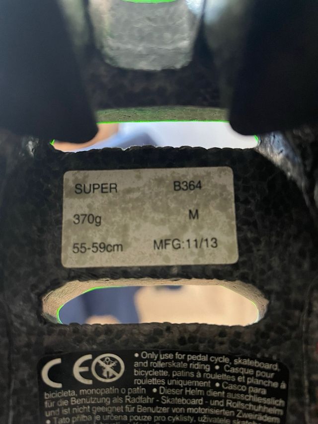 Casco Bell Súper Bicicleta Verde