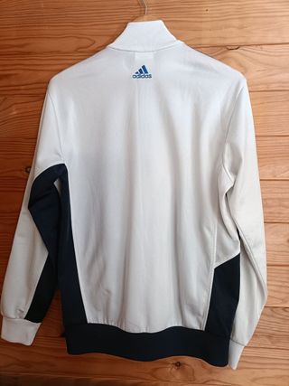 Sudadera Adidas Color Azul y Blanco Talla S.