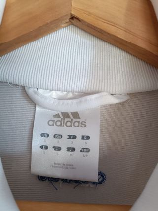 Sudadera Adidas Color Azul y Blanco Talla S.