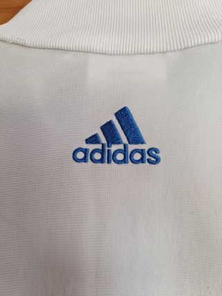 Sudadera Adidas Color Azul y Blanco Talla S.