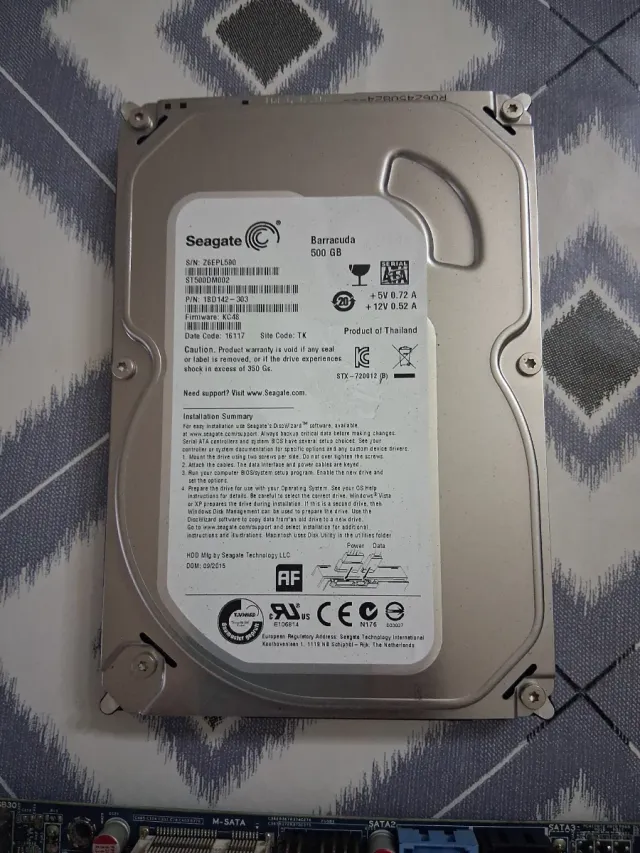 Componentes PC: Placa Base, HDD, GPU, Ventilador