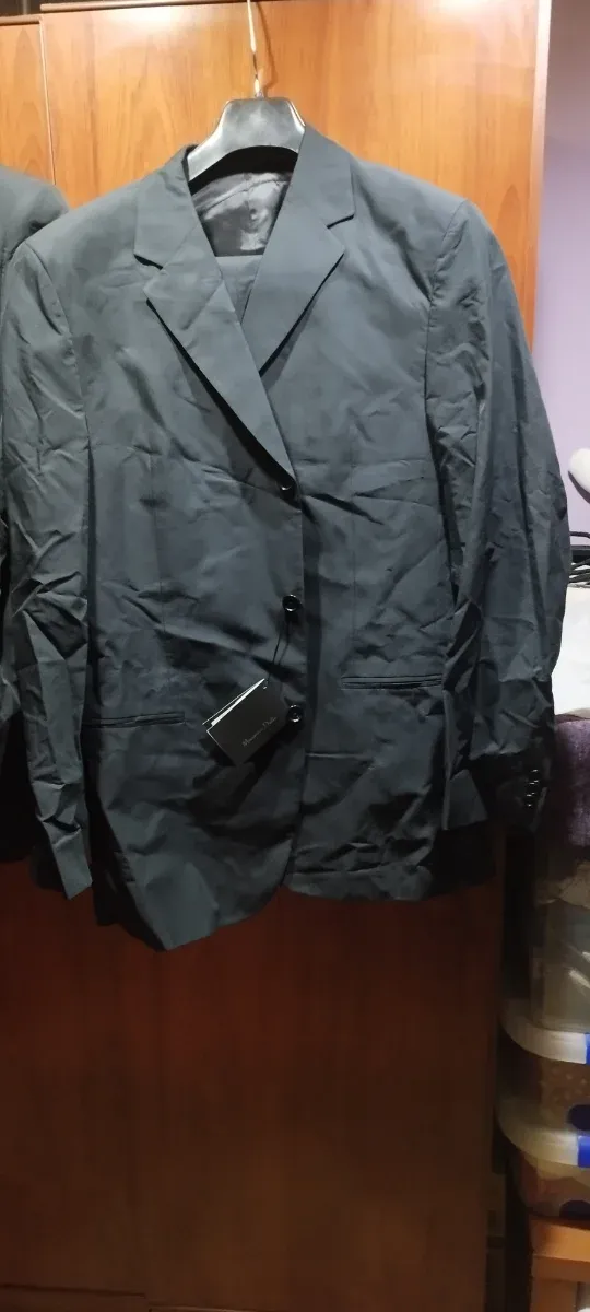 Traje Massimo Dutti Negro Nuevo