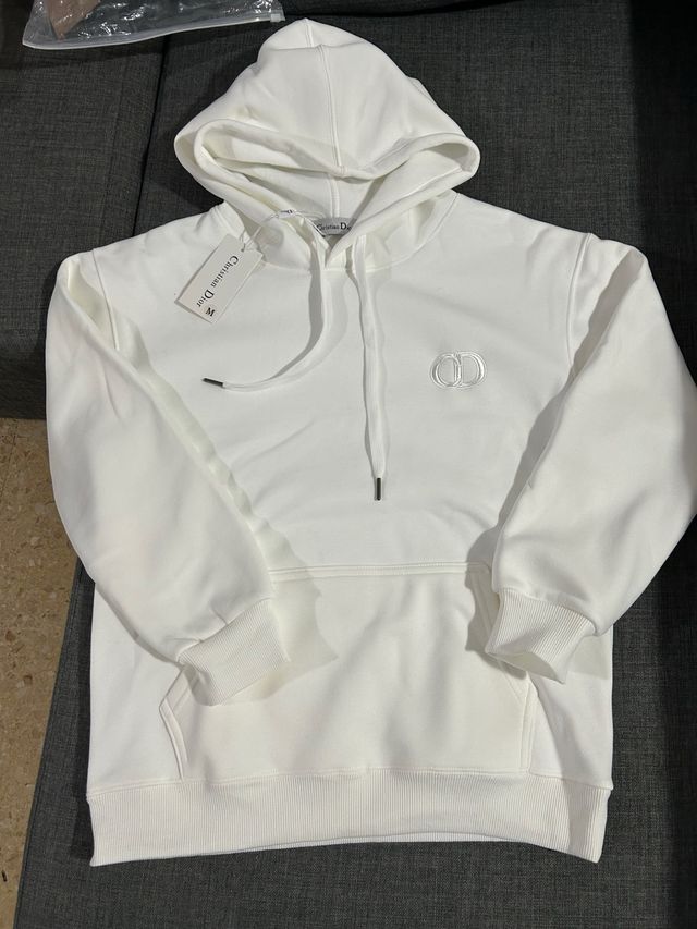 Sudadera Dior Blanca Talla S, pone M pero es S