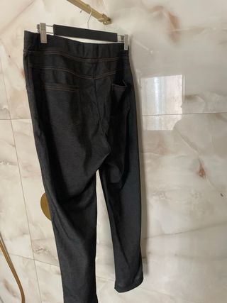 Pantalón gris elástico XL