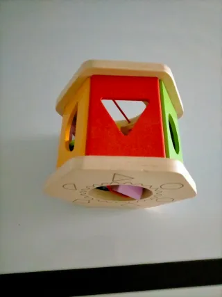 Puzzle infantil madera formas geométricas