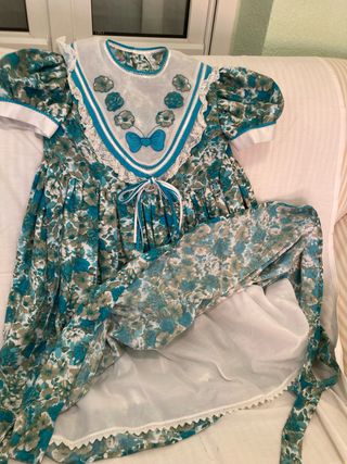 Vestido niña estampado floral talla 7