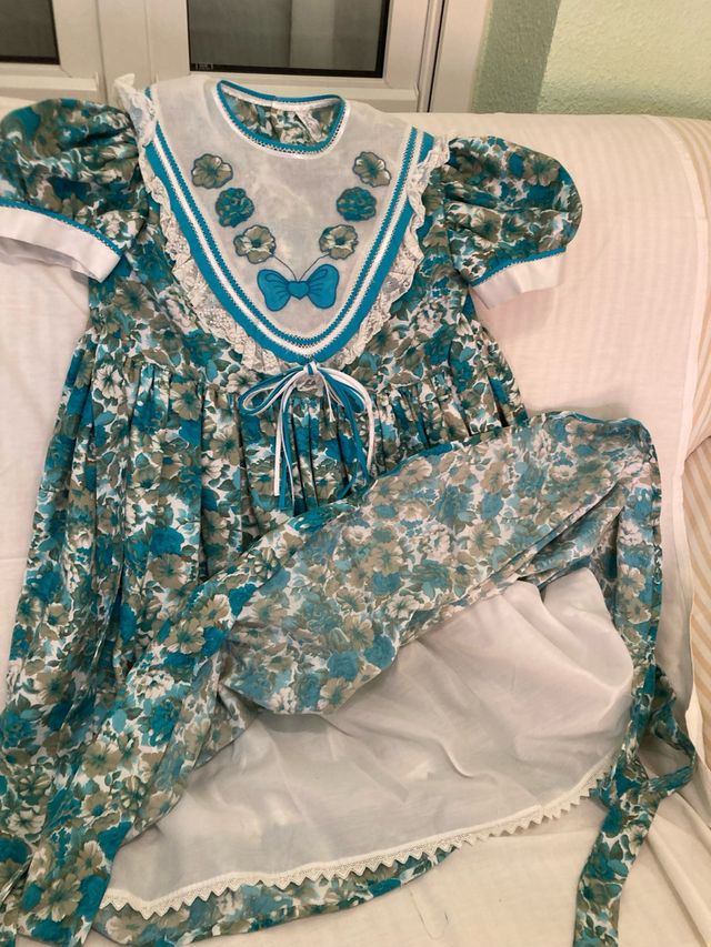 Vestido niña estampado floral talla 7
