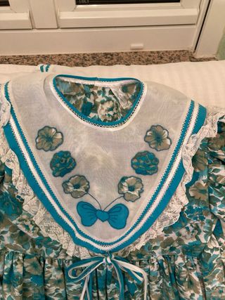 Vestido niña estampado floral talla 7
