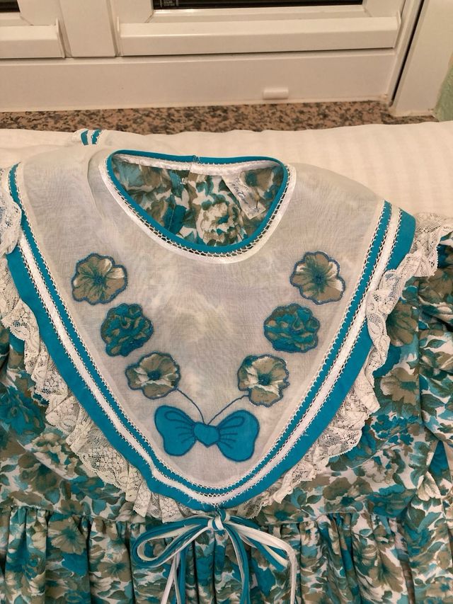 Vestido niña estampado floral talla 7