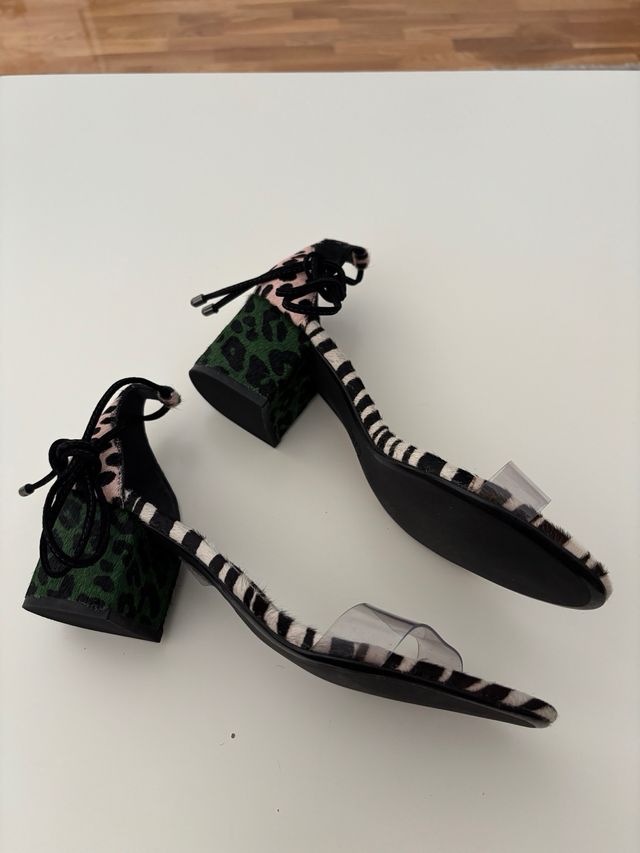 Sandalias Schutz Animal Print