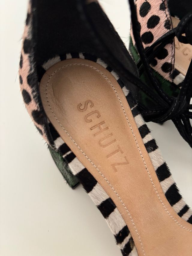 Sandalias Schutz Animal Print