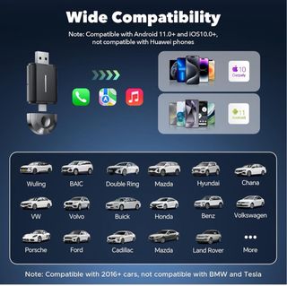 Adaptador Portátil Carplay Android Auto