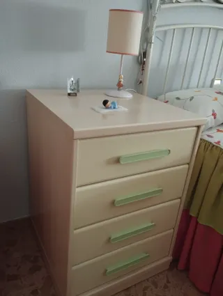 Cómoda juvenil 5 cajones