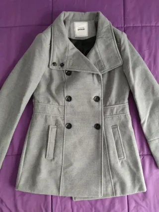 Abrigo Pinkie Talla S Gris