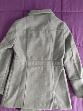 Abrigo Pinkie Talla S Gris