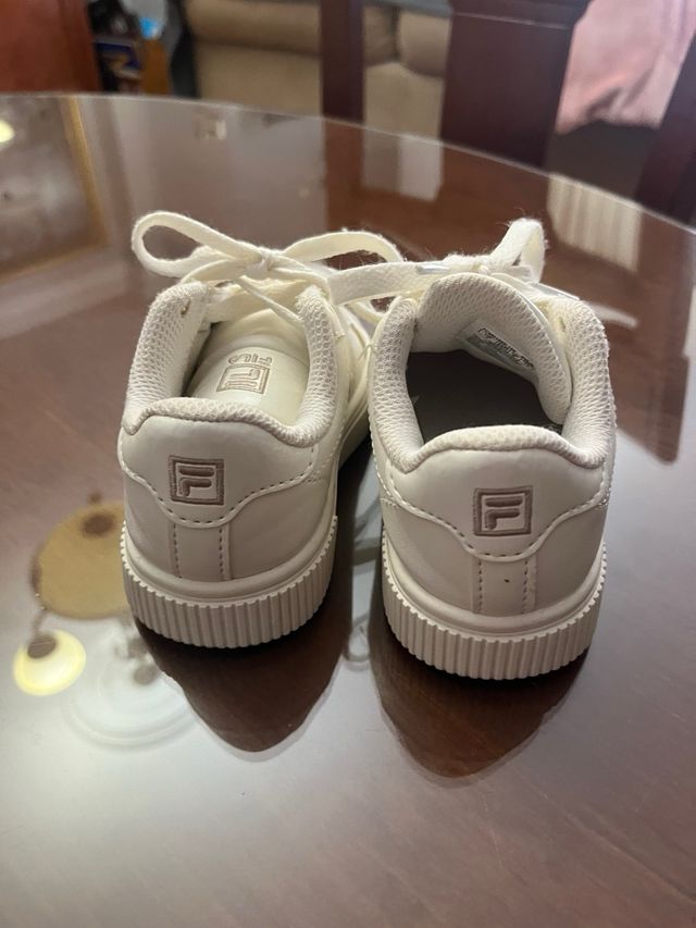 Zapatillas Bebé Fila Blancas