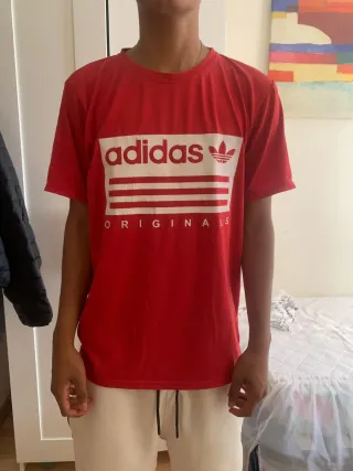 Camiseta Adidas Roja Originals
